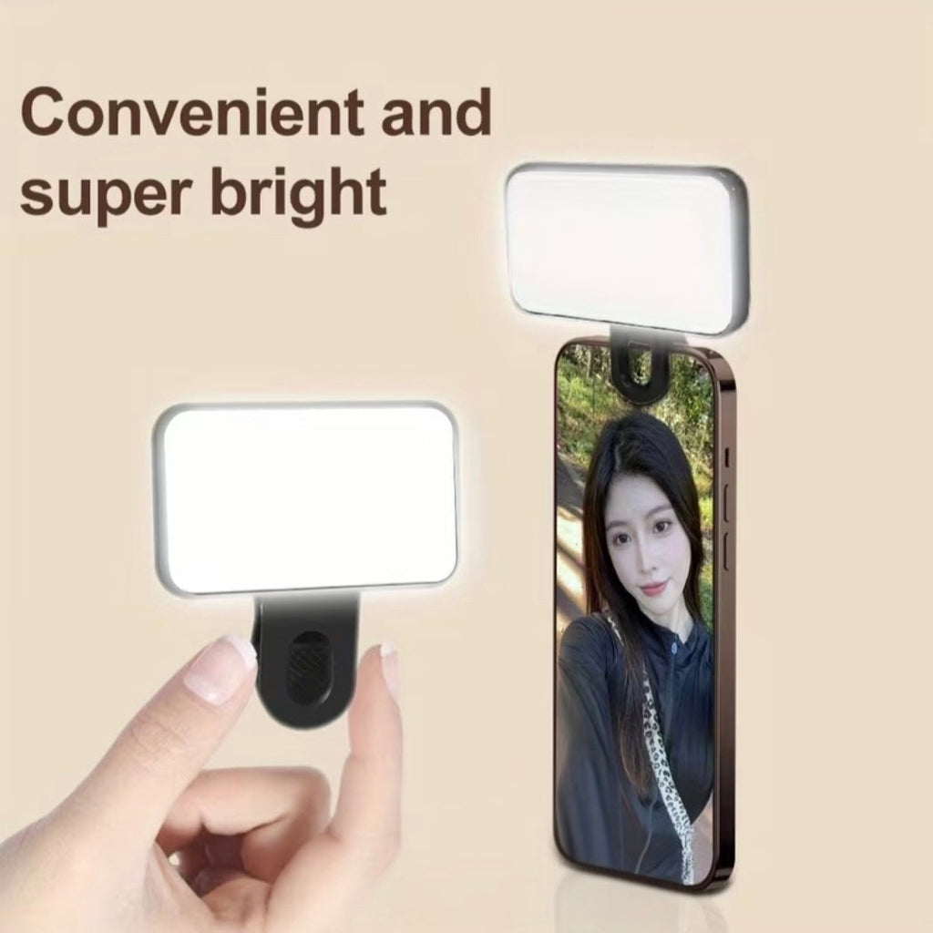 Portable Clip-On LED Selfie & Video Fill Light