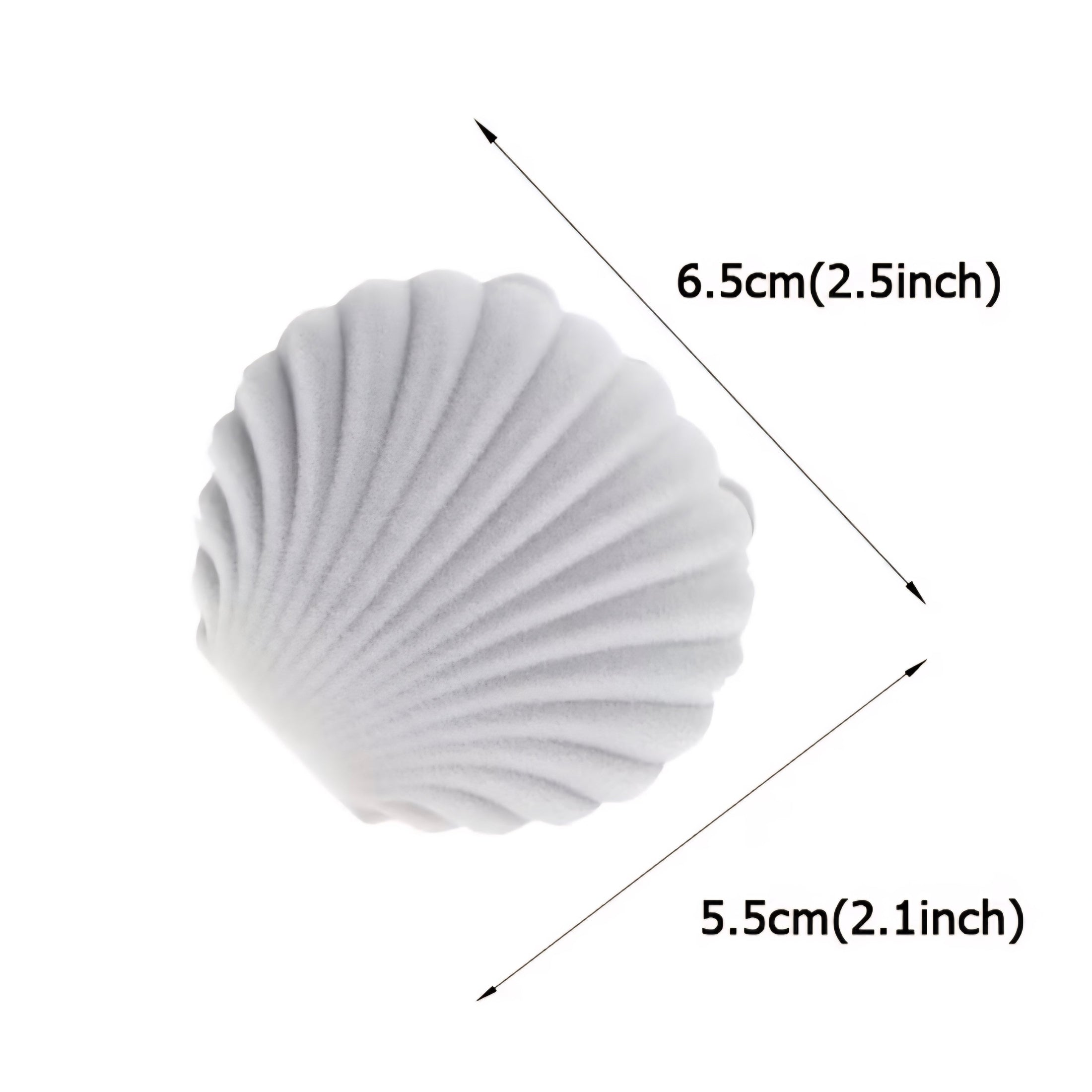 Seashell Velvet Jewellery Gift Box – Elegant Ring & Keepsake Storage Case
