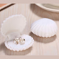 Seashell Velvet Jewellery Gift Box – Elegant Ring & Keepsake Storage Case