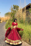 Spotlight: The Radiant Crimson Red Festive Classic Lehenga